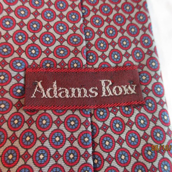 Men's Formal Necktie. Adams Row. - Picture 3 of 4